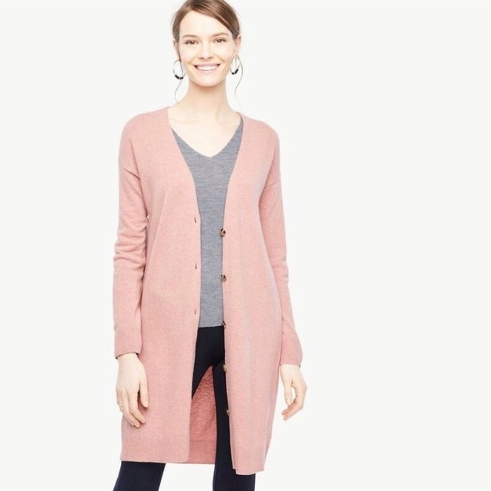 Ann Taylor Petite Boyfriend Cardigan